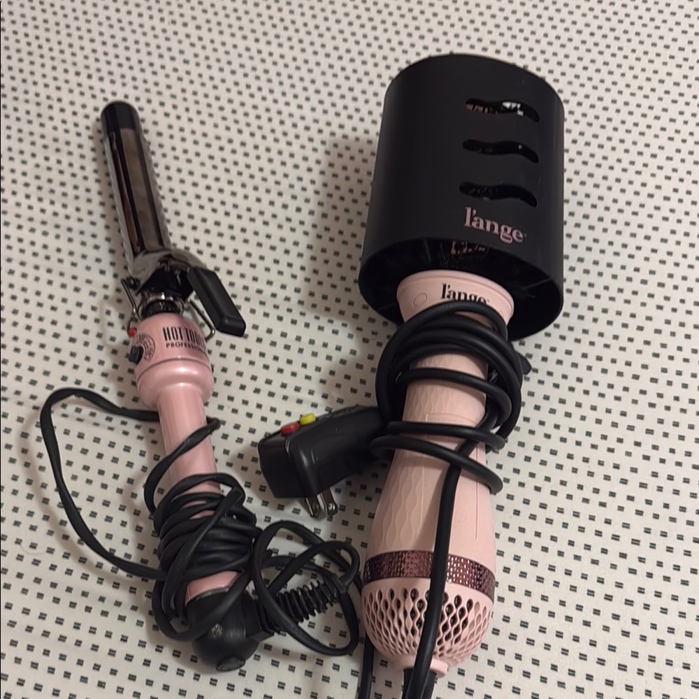 L'ange Pink Hair Styling Set